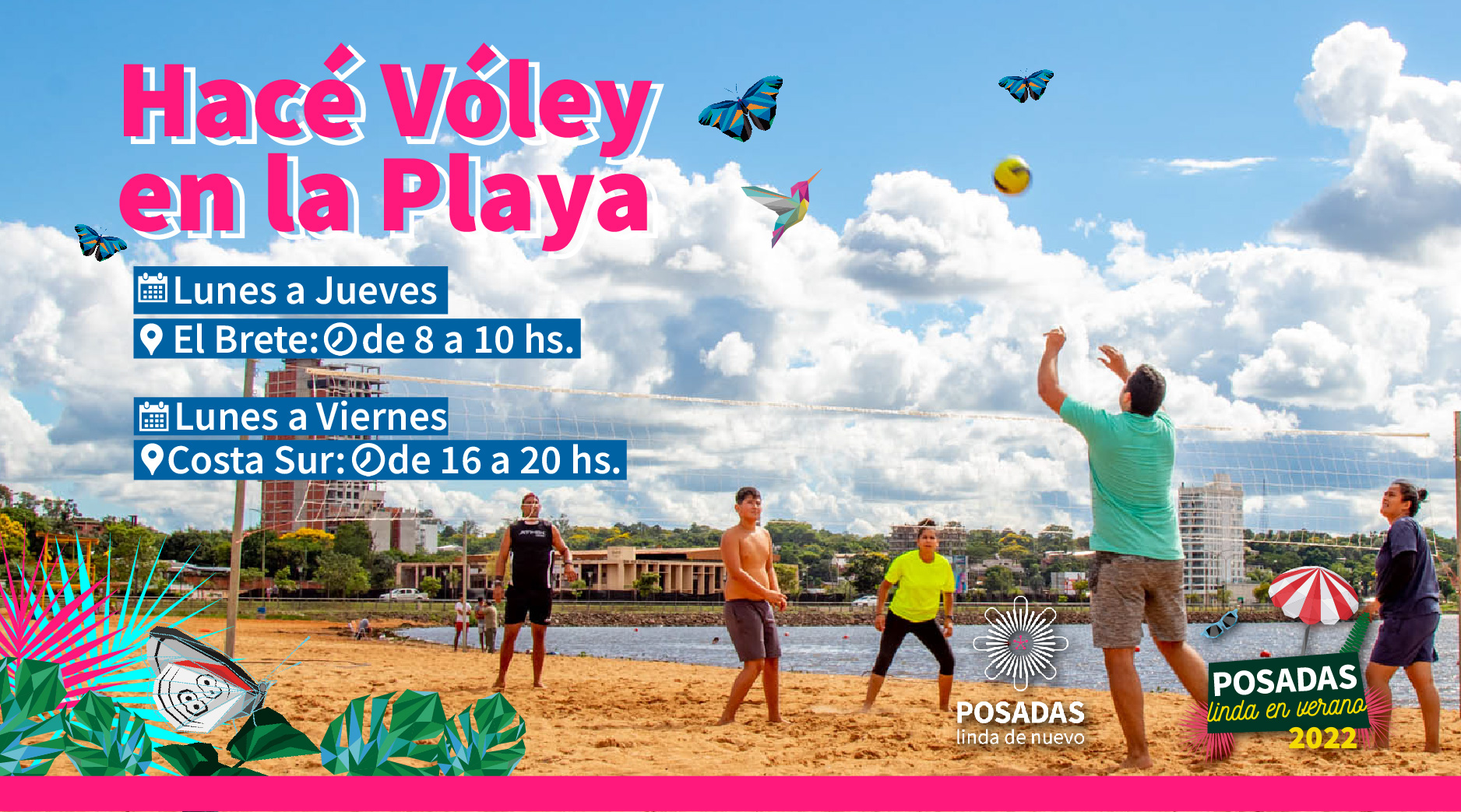 ¡Vení hacer vóley con nosotros!